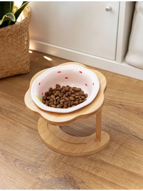 Керамическая миска для кошки, миска для собак мелких пород