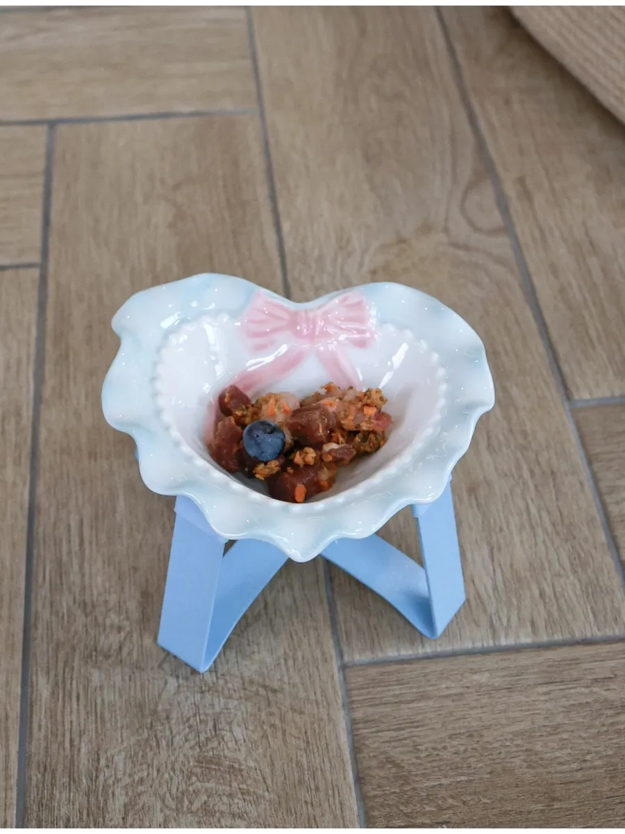 Керамическая миска для кошки